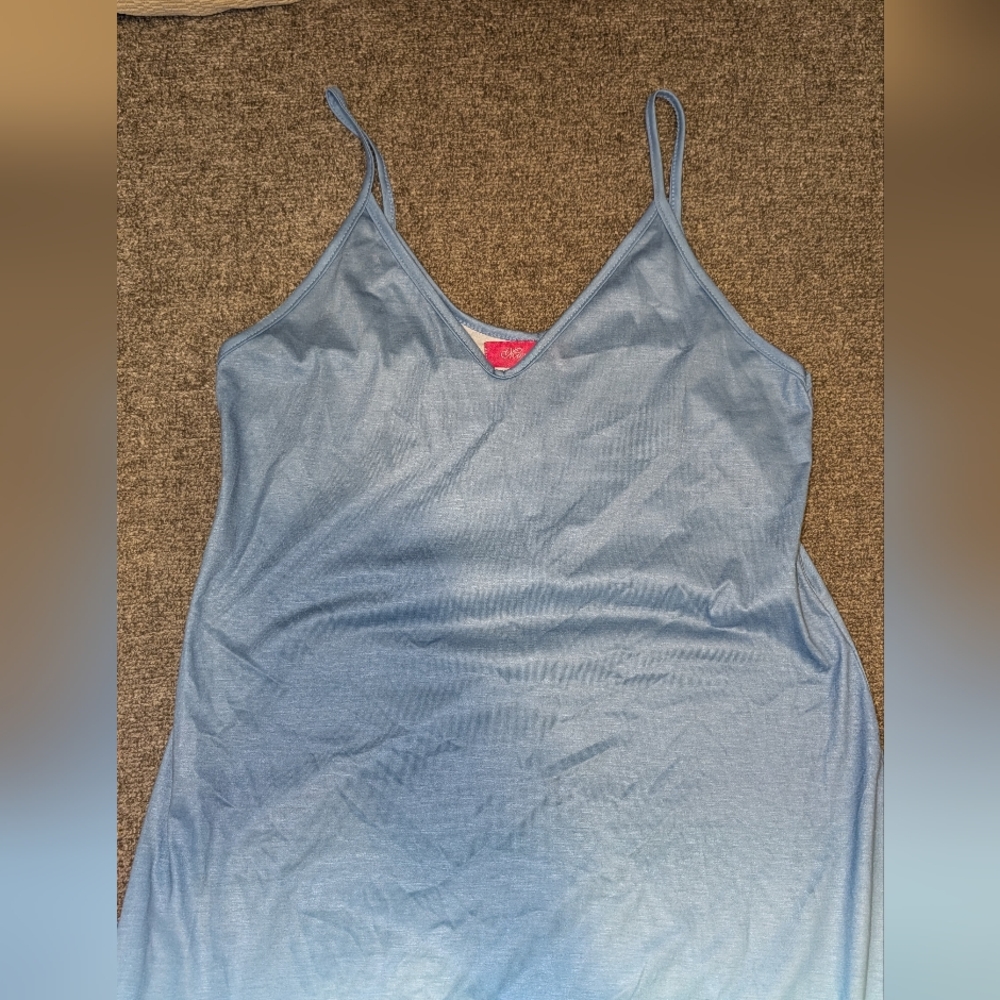 Gilligan & O'Malley Sky Blue Maxi Dress